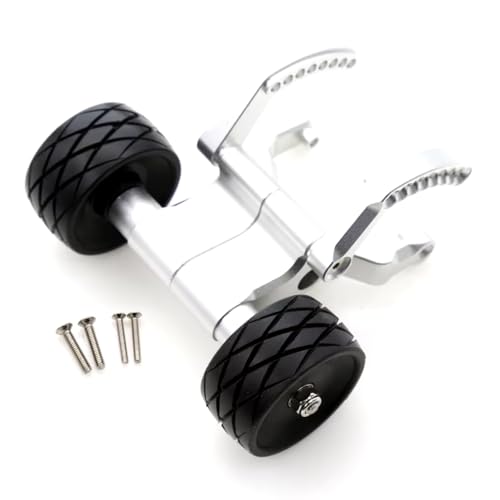RC Car Upgrade Parts for for traxxas for E-Revo 2.0 86086-4 56087-1 for Monster for Truck 1/10 Metal Wheelie Bar RC Car Upgrade Parts Accessories(Silver) - size: Silver