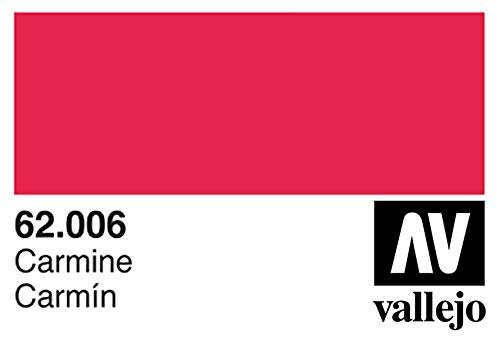 Vallejo - Premium Color RC Carmine 2.02 Fl.Oz. (60 ml) for Airbrushing, Acrylic-Polyurethane Hybrid Resin of Great Resistance Paint for Model and Hobby Use - style: Carmine