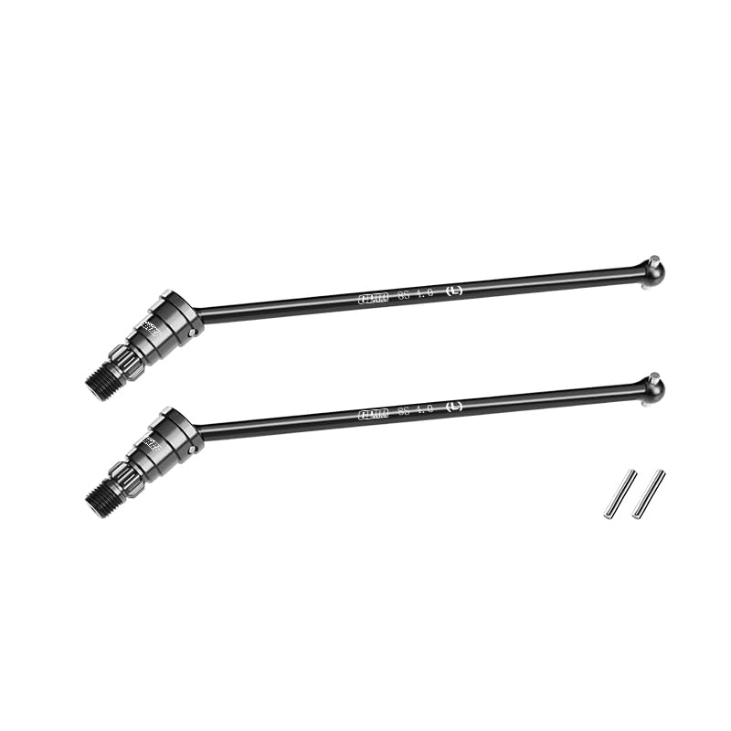 GPM 4140 Medium Carbon Steel Front/Rear Driveshaft for TRAXXAS XRT X-Maxx WideMaxx Ultimate Suitable for #7895 WideMaxx Suspension Kit