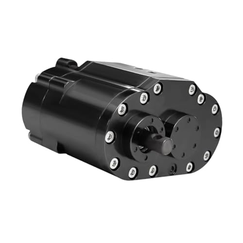Yiju Transfer Case Gearbox RC Transmission Box Aluminum Alloy Construction Professional Double Speed RC Crawler Gear Set Suitable for Rock Crawling, Black - color: Black