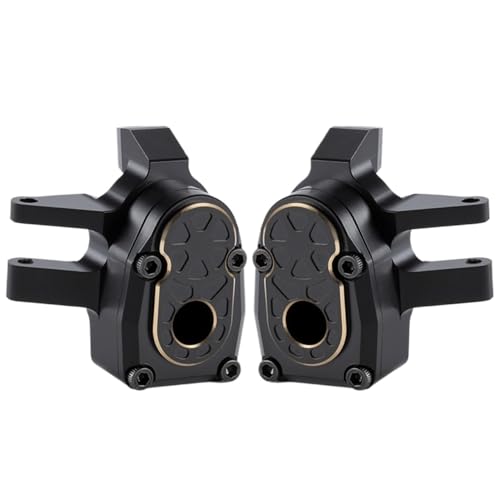 Heavy Brass Steering Knuckle Portal Cover 136g for 1/10 RC Crawler Axial SCX10 III AR45P Capra 1.9 UTB Vanquish Axle(Knuckle and Cover) - color: Knuckle and Cover
