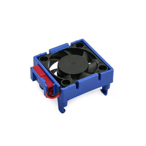 VXL-3S Velineon ESC VXL-3 VXL 3S Heat Sink with Cooling Fan Compatible with 2WD and 4X4 Models Replacement Part Compatible with RC Vehicle Electronic Speed Controller(New Blue) - color: New Blue