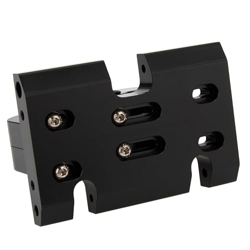 MEUS RACING LCG 12:1 Transmission Complete Gearbox for Axial SCX10 1/10 RC Crawler Upgrades (Black) - color: Black