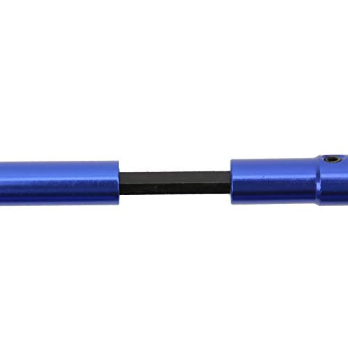Metal Transmission Shaft Drive Propeller Shaft for Traxxas4 ‑4 ‑6 RC Crawler Car Blue 3pcs Set