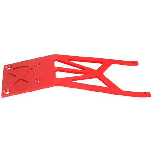 Aluminum Front Skid Plate Skidplate #5837 Compatible with Traxxas Slash 2WD 1/10 RC Car Upgrade Parts (Red) - color: Red