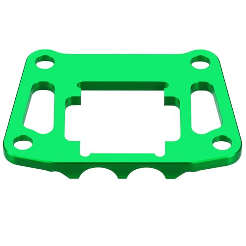 Rear Bulkhead Mount Strengthen for Tra-xxas 1/16 Mini Maxx 4WD RTR | Brushless Monster Truck Upgrades Green Aluminum 7075 Alloy - color: Green