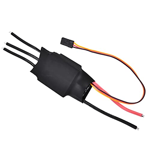 Brushless ESC, Fastest Response Water Cooling Plug and Play Speed Controller 60A for RC Boat Marine Applications High Performance Boating Enthusiasts
