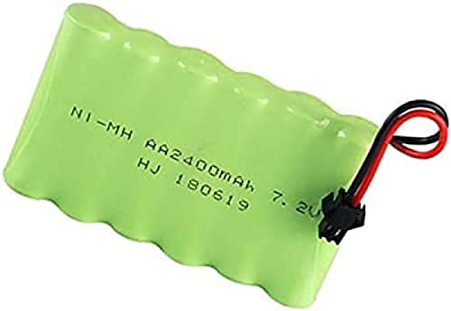 7.2v 2400mah NiMH Battery for Rc Toys Car Boats Robot Guns Tanks Trains Ni-MH AA 700mah 7.2v Rechargeable Battery,10pcs