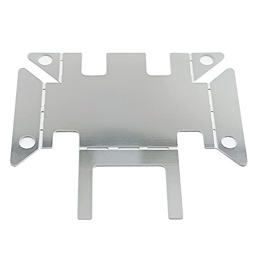 RCLIONS Stainless Steel Chassis Center Skid Plate Armor Guard for TRX4M Bronco Defender 1/18th RC Crawler Car Upgrades