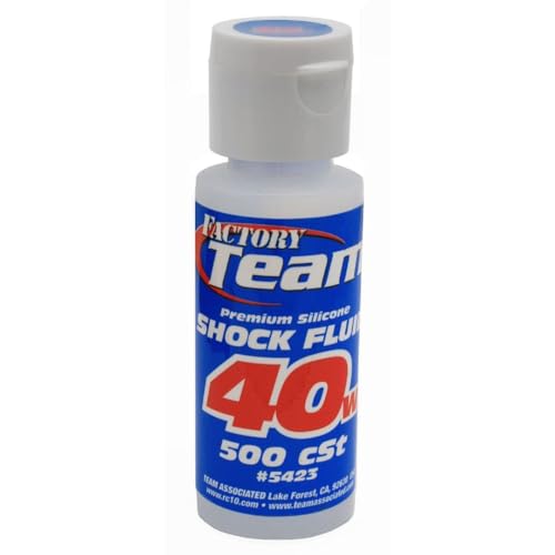Team Associated Silicone Shock Fluid,40WT 2OZ 500 CTS, ASC5423