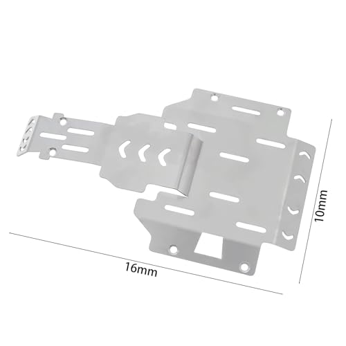 RC Crawlers Models For HBX 3100A 3101A 3103A 1/16 RC Car Heavy Duty Chassis Guard Protection Upgrade Parts Acces Stainless Steel Skid Plate