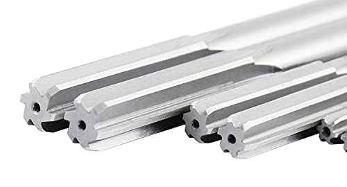 Accusize Chucking Reamer Set, 1/16" to 1/2" by 1/64", 29 Pc | HSS M2 Premium, Straight Flute, Right Hand Cut, ANSI, Aluminum Case, 5528-SF00 - size: 1/16" thru. 1/2" by 1/64"