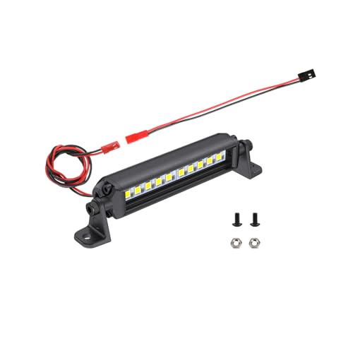 RC Light Bar 10 LED 2.5 Inch Aluminum RC Lights RC Crawler Accessories for Axial SCX10 Traxxas TRX4 TRX4M Arrma Senton Redcat GEN7 1/10 1/18 Scale Rock Crawler Truck (2.5inch) - size: 2.5inch