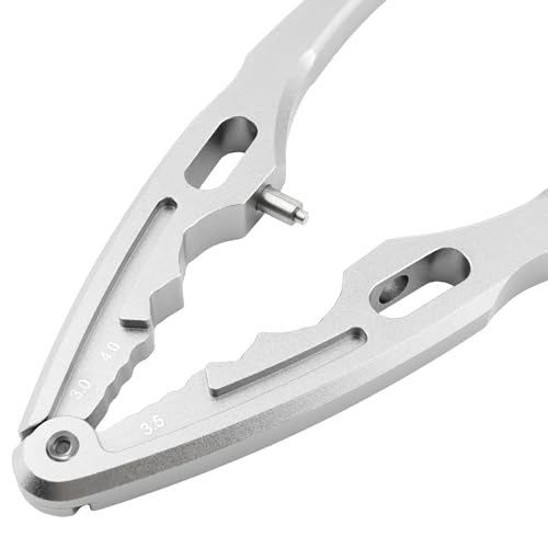 Universal RC Multi Shock Shaft Pliers W/Ball End Multi-Function Clamp Tools for All 1/8 1/10 1/12 1/14 1/16 1/18 Scale Cars Trucks (Silver)