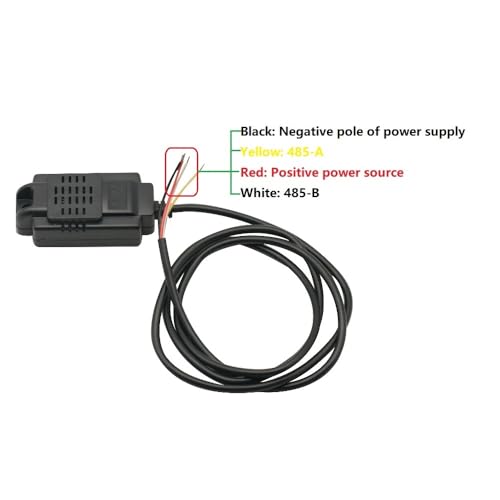 SHT20 Temperature Humidity Sensor Module with RS485 Modbus High Precision Temperature Humidity Monitor Transmitter Sensor Probe DC4-30V