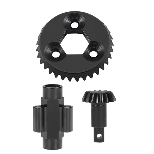RC Upgrade Accessories for Axial 1/18 for Capra for UTB18 for Unlimited for Trail Buggy RC Rig Crawler Upgrade Parts Metal Bevel Gear Set 33T/13T Axle Differential Spool(Gear and Spool Set) - size: Gear and Spool Set