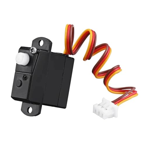 1.7g Micro Servo with Plastic Gears & Mini JST Plúg, High-Speed Steering Servo for Mini 4WD RC Car Part & DIY