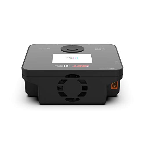 ISDT D1 RC lipo Battery Charger Discharger with AC 100W,DC 250W Dual Input Mode - Hobby Smart Digital Charger - 1~6S Lithium LiHv LiIon Life NiMH Ni-Cd/Pb Lipo Battery Balance Charger