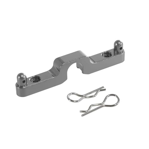 Aluminum Rear Body Mount Posts Shell Pillar Bracket Upgrade for MJX for HG 14301 14302 14303 1/14 RC Car Parts (Titanium) - color: Titanium