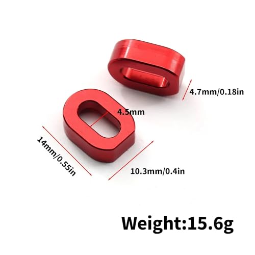 RC Car Upgrade Part for Traxxas for X-maxx 6S 8S 1/5 for Xrt 8S 1/6 Metal Motor Mount Washers Shims 7759 7759R RC Car Upgrade Parts Accessories(Red) - size: Red