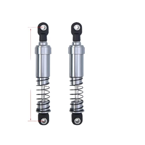 75mm-115mm Aluminum Big Bore Shocks With Oil Filled For 1/10 RC Crawler Cheater Rigs 90046(95mm 2Pcs) - color: 95mm 2Pcs