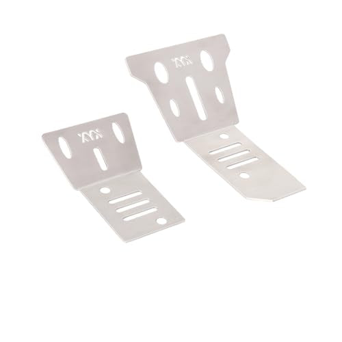 KYX Racing Stainless Steel Chassis Guard Skid Plate Guard Upgrades Parts Accessories for 1/14 RC Car ARRMA Mojave Grom Mega