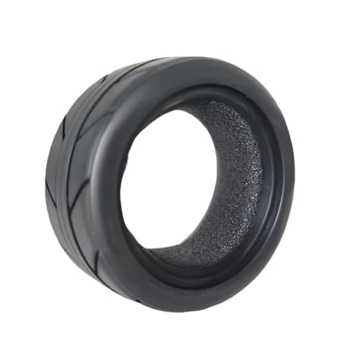 RC 1/10 On Road Tires 4PCS Soft Rubber Touring Car Tires with Foam Insert Compatible with Traxxas 4 Tec 2.0 Tamiya TT01 XV01 Kyosho WR8 HPI HSP WLtoys 1/10 RC Racing Car