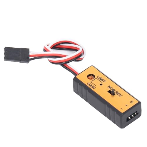 Generic RC Car Gyroscope High Stability Dual Axes ABS for Drift Drive Control Advanced Subcompact Cars and Boats Mini Gyroscope Module for Repairing 4‑6V, Compact and Lightweight