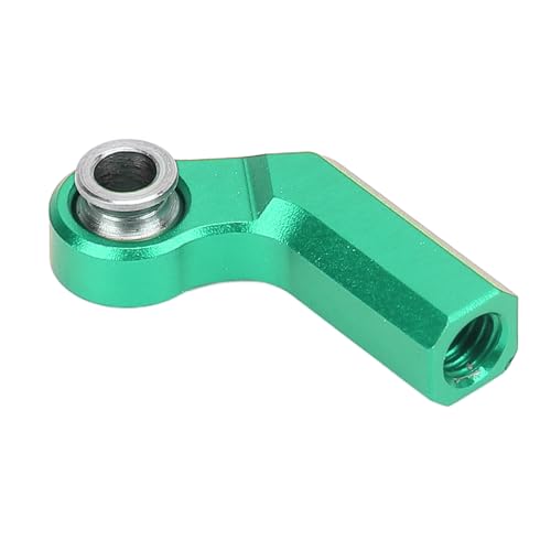 7.0mm Ball, Alloy RC Link Rod End with M4 Linkage Rod End, CW 7mm Ball Joint Set for 1/10 Model Car, Replacement Part for Model Car (Green)