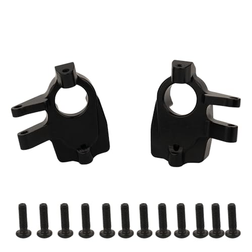 RZXYL Aluminum Alloy Steering Knuckles Front Portal Axle Upgrade Parts for Axial SCX10 III or Capra UTB 1.9 RC Crawler Car