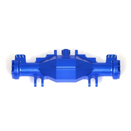 Aluminum Alloy Bridge Shell Cover RC Upgraded Parts for LOSI 1/18 Mini LMT 4X4 Brushed Monster Truck RTR-LOS01026 RC Car (Blue) - color: Blue