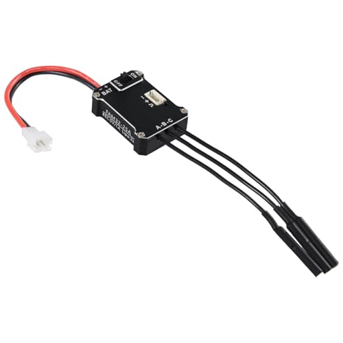 SCX30 Brushless Motor ESC Combo 25A 5000KV External Rotor Upgrade for Axial SCX30, 1/30 RC Crawler Brushless Power System Aluminum Case, High Torque Low Speed Off Road Motor Kit