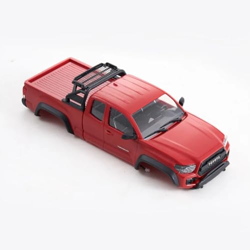 FMS FCX24M Rc Car Parts RC Crawler RC Trucks Parts Replacement Accessory for 1/24 Tacoma:Car Body Assembly(Red) - style: Car Body (Red)