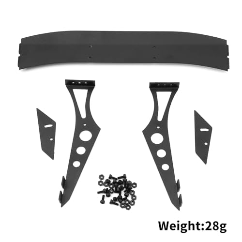 Metal Tail Wing Rear Spoiler for 1/10 RC On-Road Racing Rally Drift Car Tami-ya TT01 TT02 XV01 PTG2 HSP 94123 FW06 Sakura Upgrade