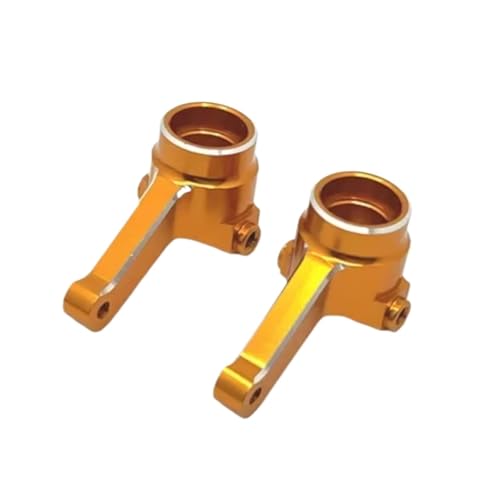 RC Steering Knuckle Block for LC PTG-2 PTG-2R 1/10 Metal Front Steering Cup Rc Model Crawler for Racing Car Truck for Buggy OP Accessories Upgrade Parts(Yellow) - size: Yellow
