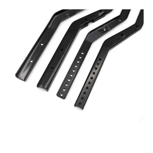 RC Frame Parts For Axial For Scx10 III Metal Chassis Frame Rails Adjustable Wheelbase Kit 4PCS Set Rc Car Parts Accessories Upgrades Replacement Repair(Red) - color: Red