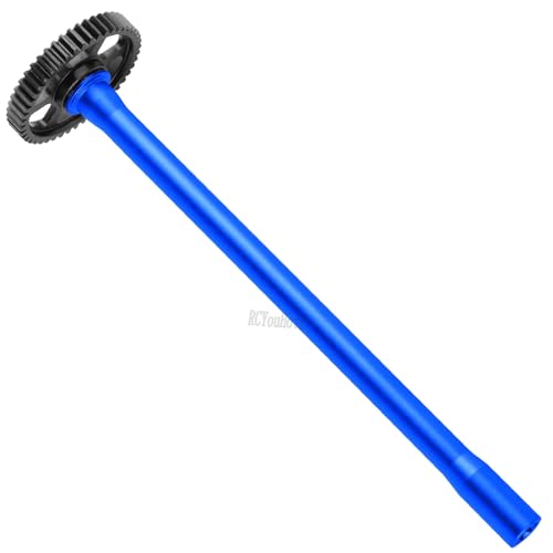 RC 45T Spur Gear Slipper Clutch/Center Slider Driveshaft Upgrades Part for 1/16 Mini Maxx 4WD RTR Brushless Monster Truck (#107154-1),#45 Steel Transmission Gears Spur Gear,Navy Blue - color: Navy Blue-(upgrades Part)