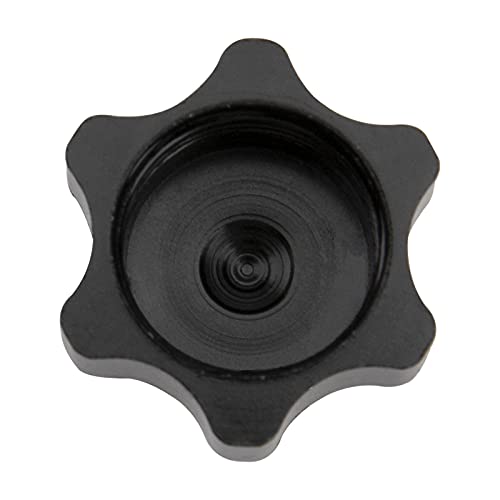 8Pcs Metal RC Wheel Hub Anti-Dust Cover 17mm Rim Hex Nut Compatible with Teamc HSP 1/8 HPI RC Car Truck (Black) - color: Black