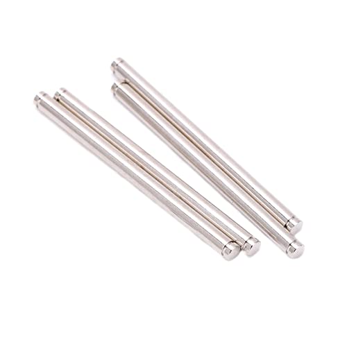 Upgrade Suspension Pins with E Clips 48mm 4PCS Stainless Steel Hinge Pin Set Compatible with Traxxas Slash 2W D 1 10 RC Car Parts Replacement