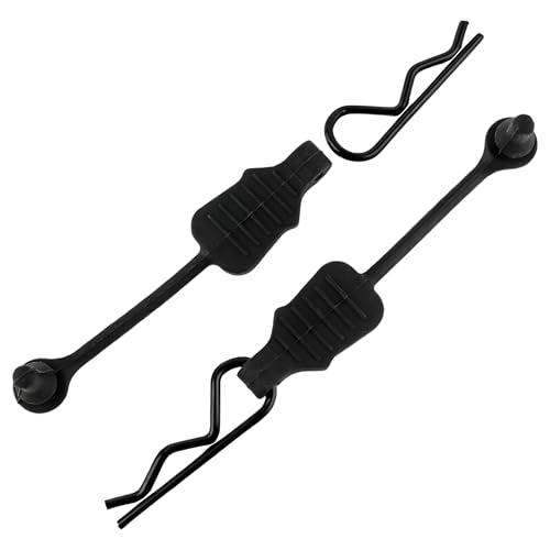 30-Pack 1.4mm RC Cars Body Clips with Pull Tabs for Universal 1:8 1:10 Scale Remote Control Trucks & 1 PCS Hole Puncher Reamer for RC Body Shell Drills Tool - color: 1.4mm