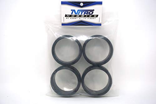 1/10 F-Shaped Hard Plastic On Road Drift Tires (4pc)