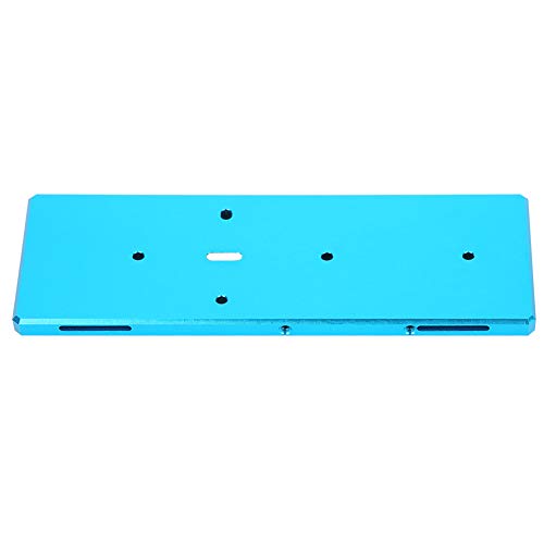 RC Battery Tray with Screw, Aluminum Alloy Replacement for RGT EX86100 1/10 RC Car, Lightweight and Durable Battery Mount for RC Vehicle (Blue 680022B) - color: Blue 680022b