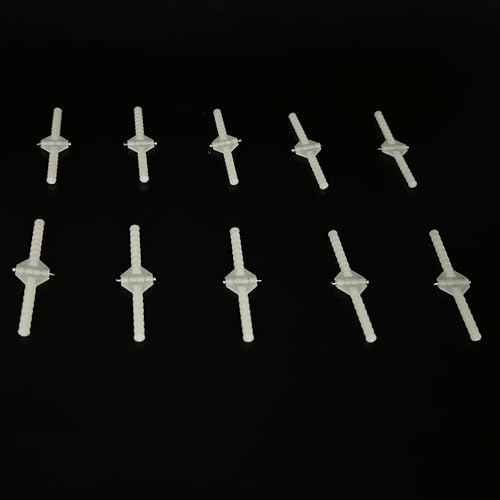 10PCS RC Airplane Plastic Needle Hinge Pin Hinge for RC Plane Helicopter Aircraft DIY Model Plane Fix Wing Parts Foam Model Plane Replacement (3x48mm) - style: 3x48mm