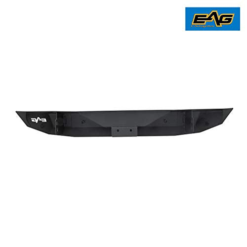 EAG Rear Bumper Rock Crawler with Parking Sensor Bracket Fit for 18-22 Wrangler JL