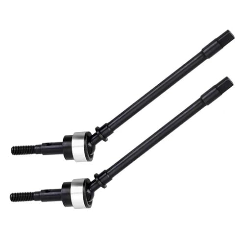 RC Car Accessories for Axial for SCX10 1/10 Hard Steel Front Rear Axle CVD Drive Shaft Dogbone RC Crawler Upgrade Option Parts Replacement Car Accessories(Front 1) - size: Front 1