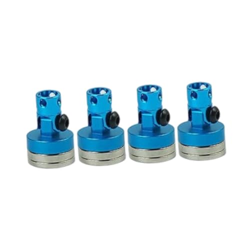 4 Pieces RC Body Post Metal Mount Column Shell Mount Model Car Accessory Vehicle Body Post Upgrade Suitable for RC Car Hobbies Repair, Blue - color: Blue