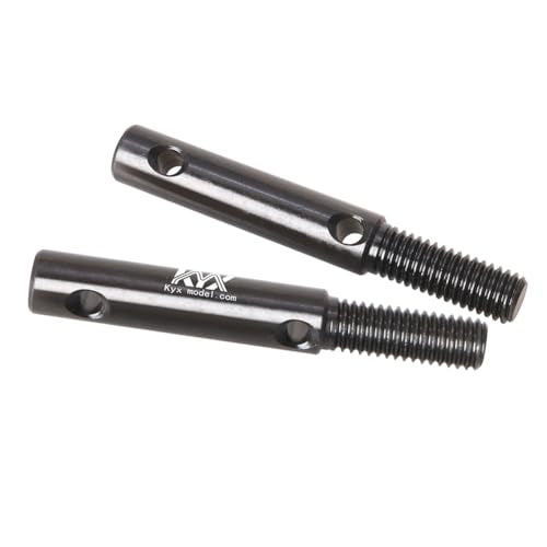 KYX Racing Hard Steel Front Rear Portal Stub Axle Drive Shaft Upgrades Parts Accessories for 1/8 RC Crawler Car Axial AXP8 Gilamon