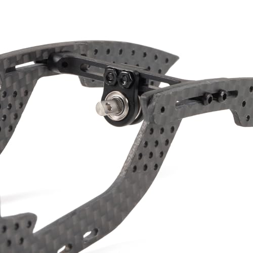 1/24 RC Crawler Aluminum Carrier Bearing Cross Member Adjustable for SCX24 Custom Build 1/24 Comp Rig Crawler 35mm Width with 3mm D Shaped Shaft