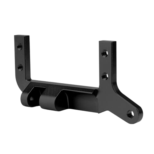 HobbyPark Servo Mount 4-Link Suspension Mounts for TRX4 Crawler Replacement of 3-Link Panhard Bar Upgraded (Black) - color: Black
