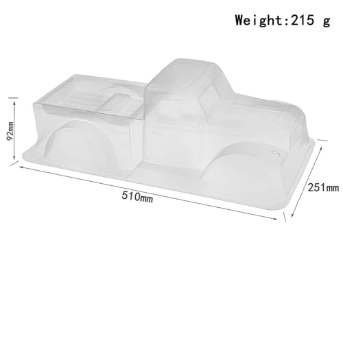 RC car Components Compatible with TRX4 for Axial for SCX10 II 90046 for RGT 86100 YK4101 CC01 TF2 1/10 RC Car Parts Wheelbase Clear Body Shell Kit